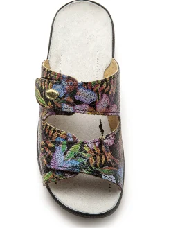 Femme Pédiconfort Mules à scratch extra larges