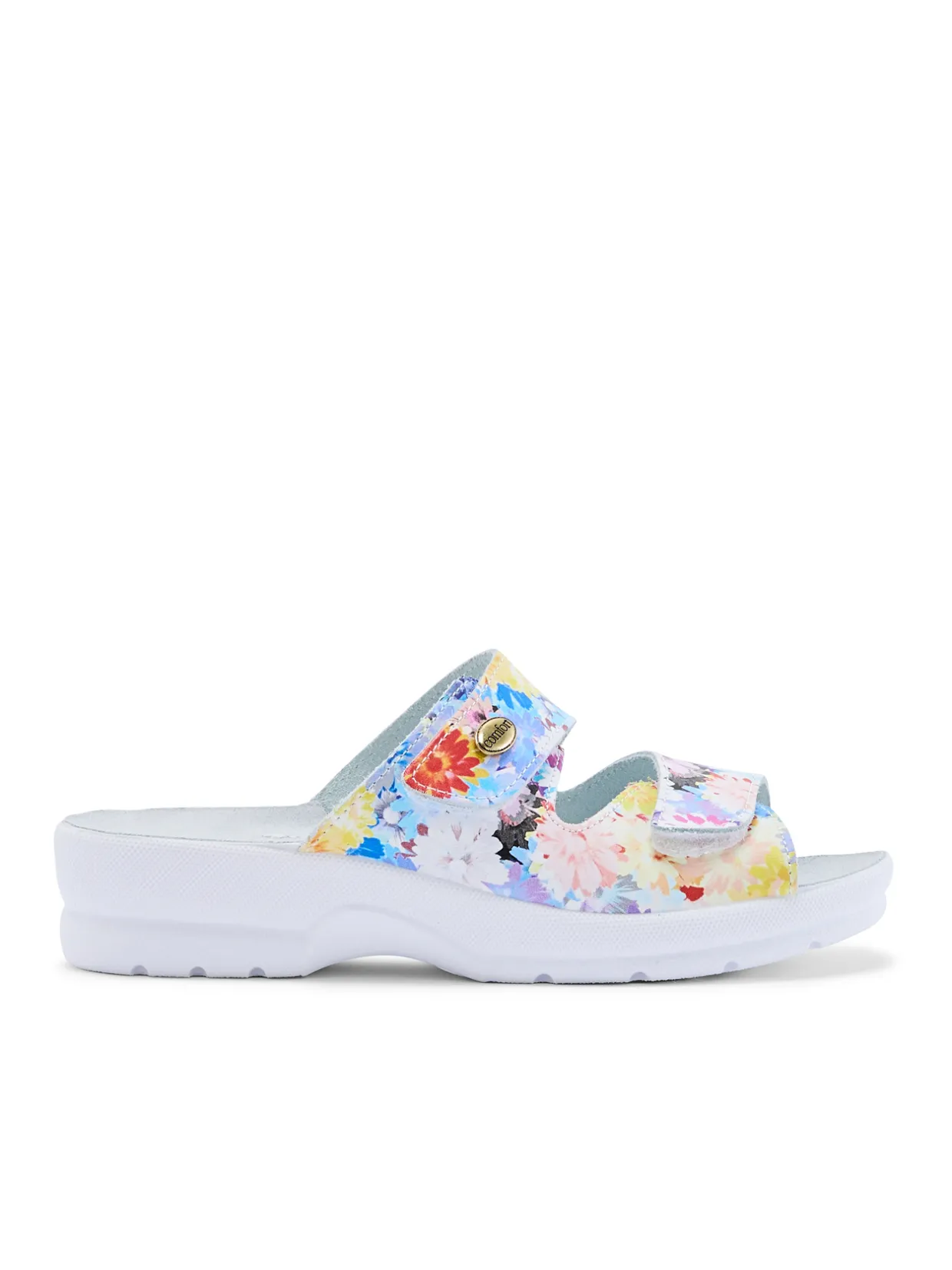 Femme Pédiconfort Mules à scratch extra larges