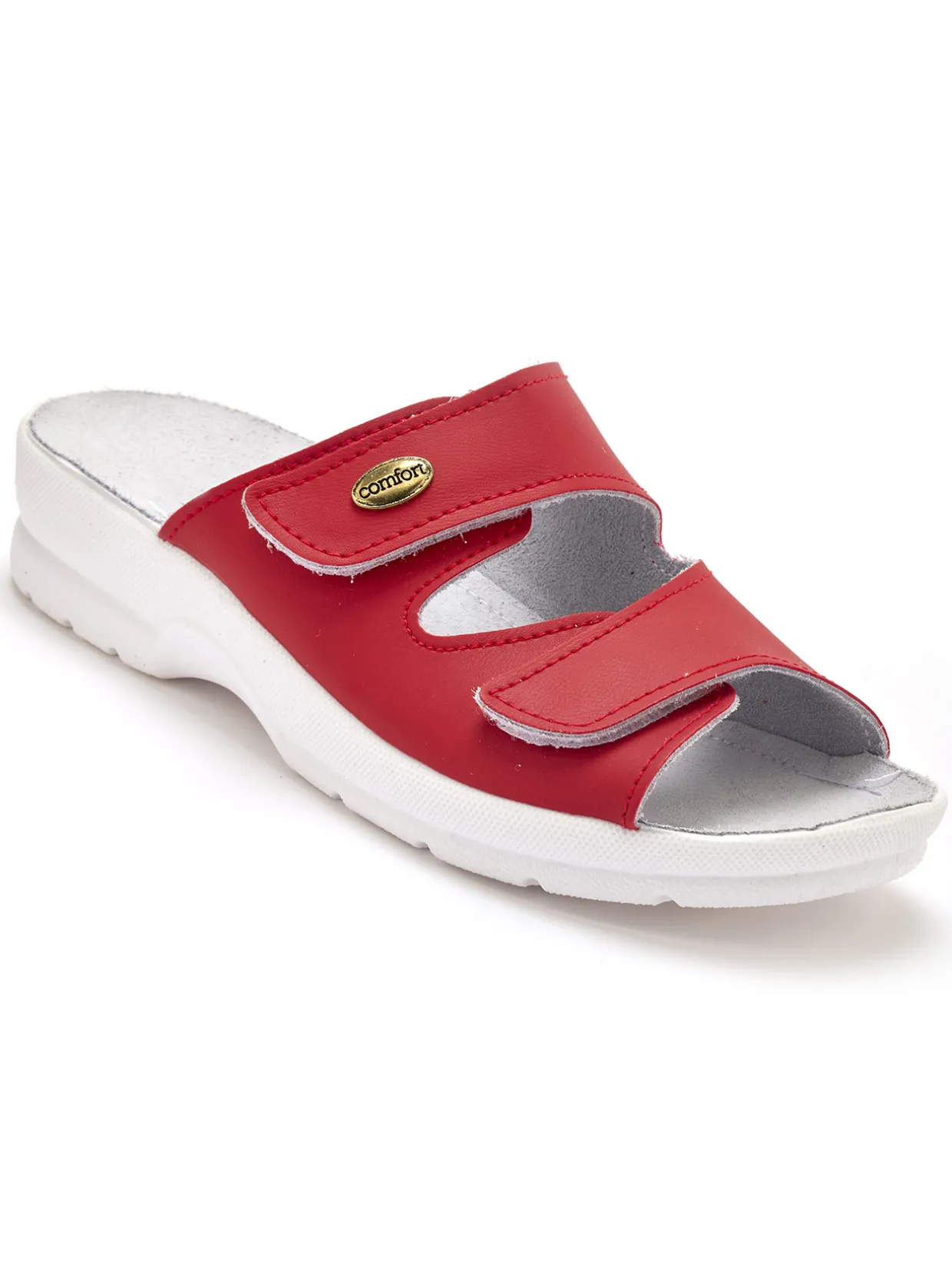 Femme Pédiconfort Mules à scratch extra larges