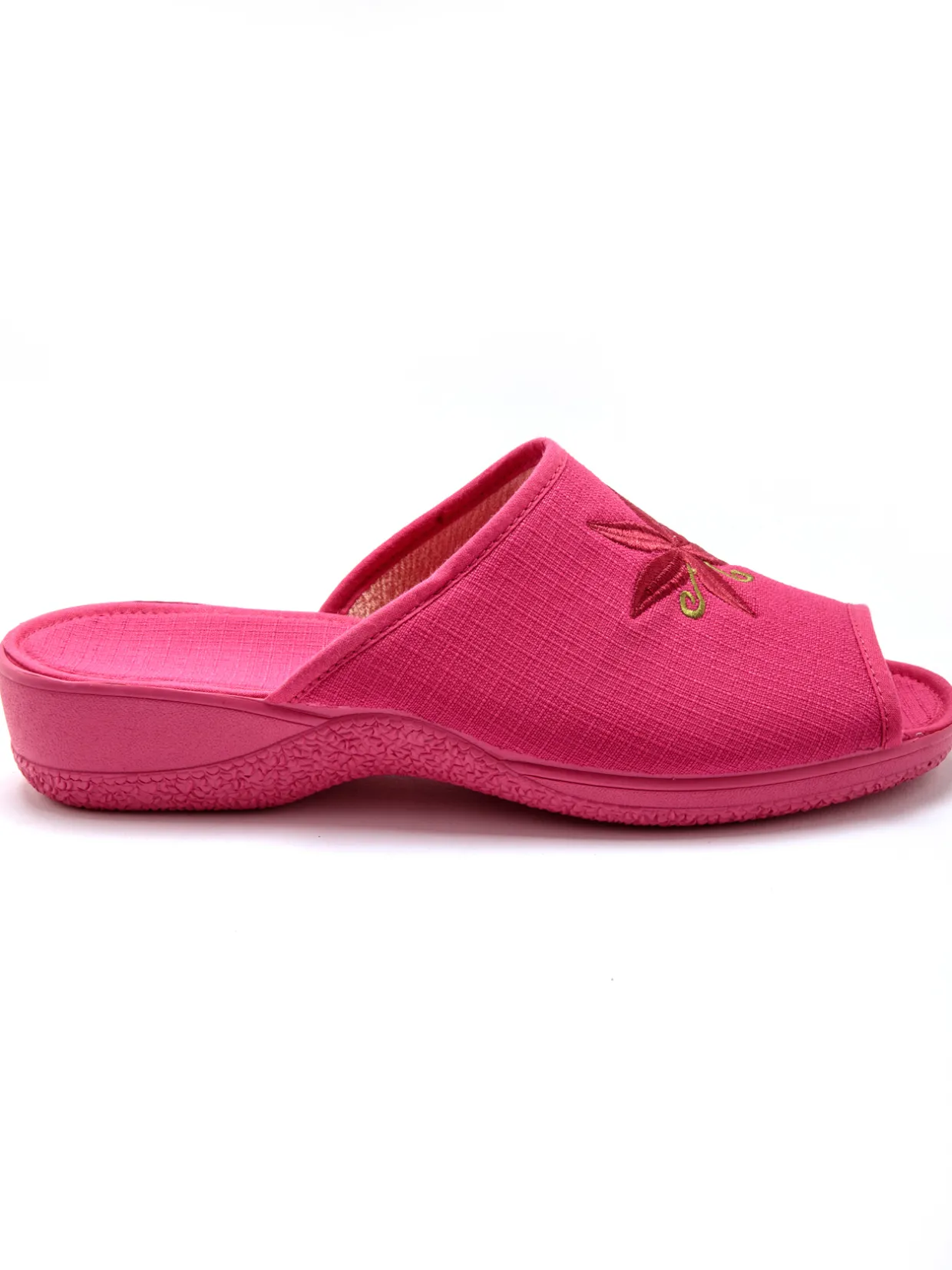 Femme Pédiconfort Mules brodées doublure éponge