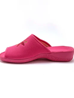 Femme Pédiconfort Mules brodées doublure éponge