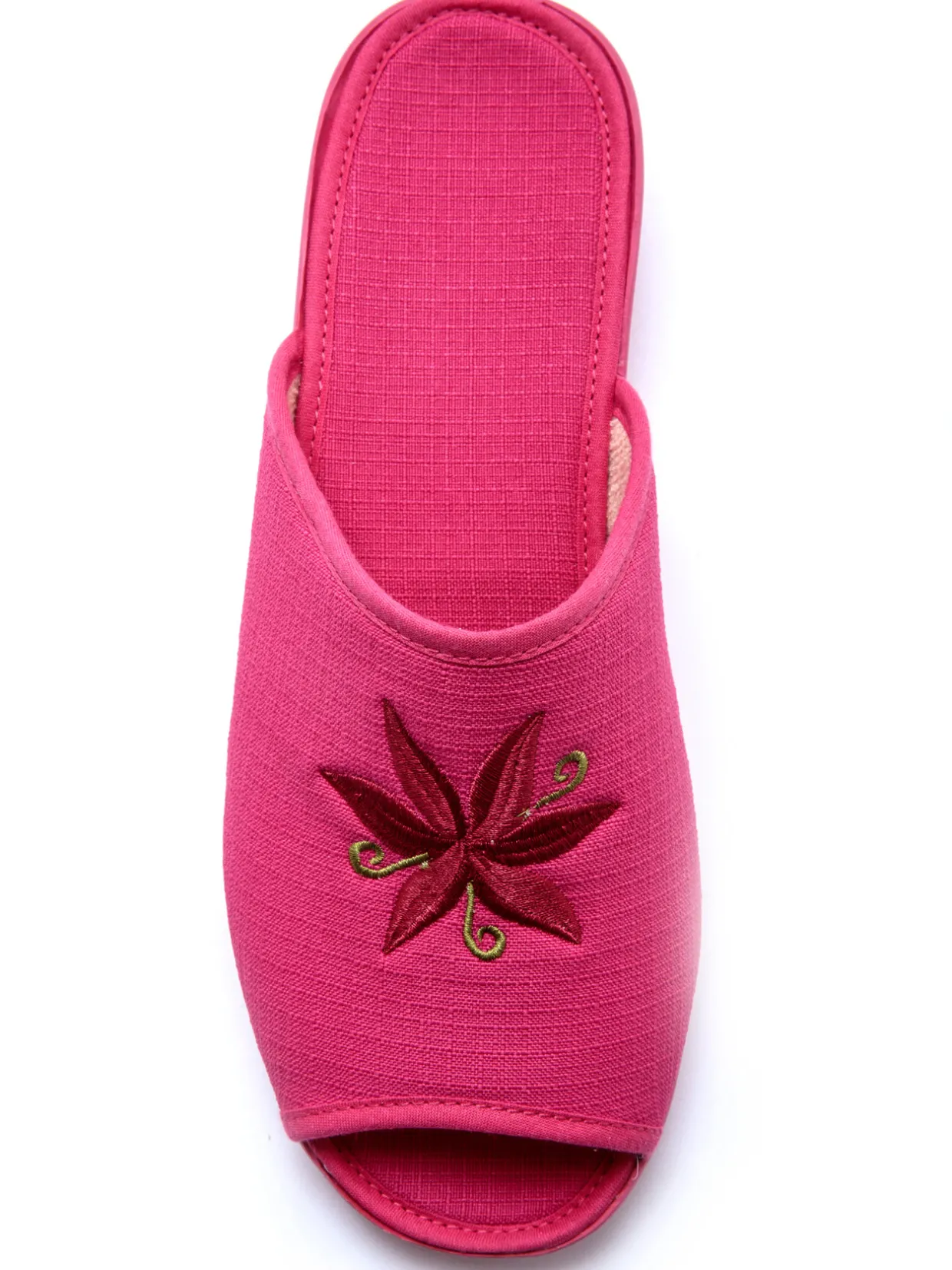 Femme Pédiconfort Mules brodées doublure éponge