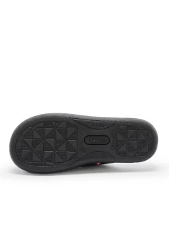 Femme Pédiconfort Mules brodées intérieur éponge