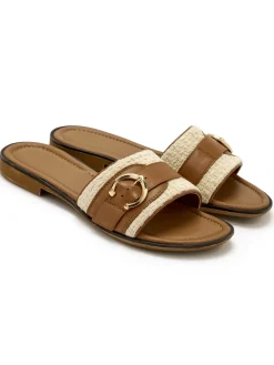 Femme Pédiconfort Mules chic en cuir à aérosemelle®