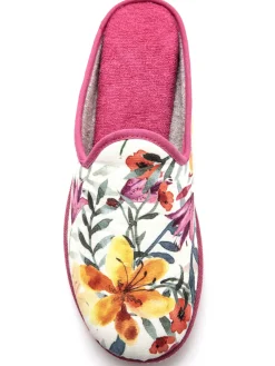 Femme Pédiconfort Mules coton et éponge