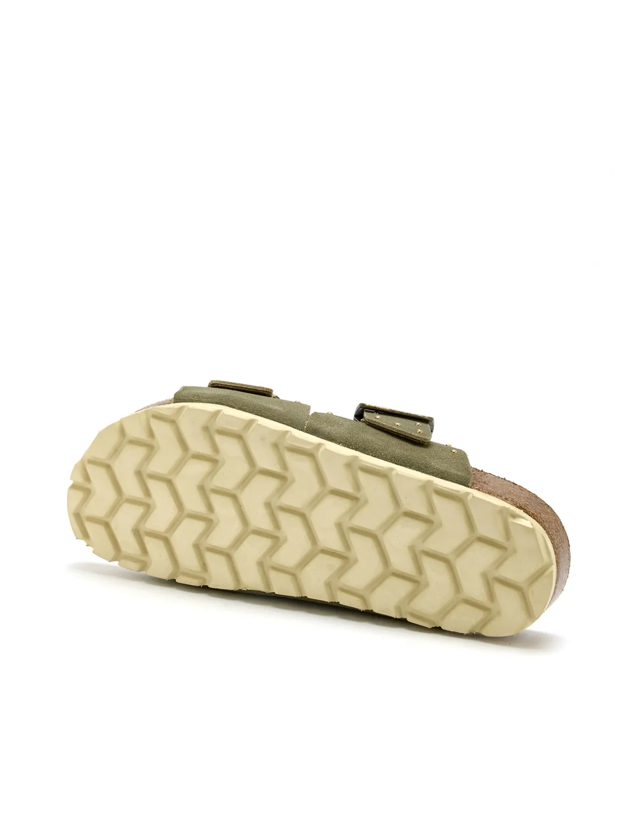 Femme Pédiconfort Mules cuir velours à boucles