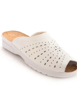 Femme Pédiconfort Mules en cuir à galbe anatomique