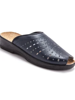Femme Pédiconfort Mules en cuir à galbe anatomique