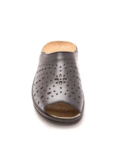 Femme Pédiconfort Mules en cuir à galbe anatomique