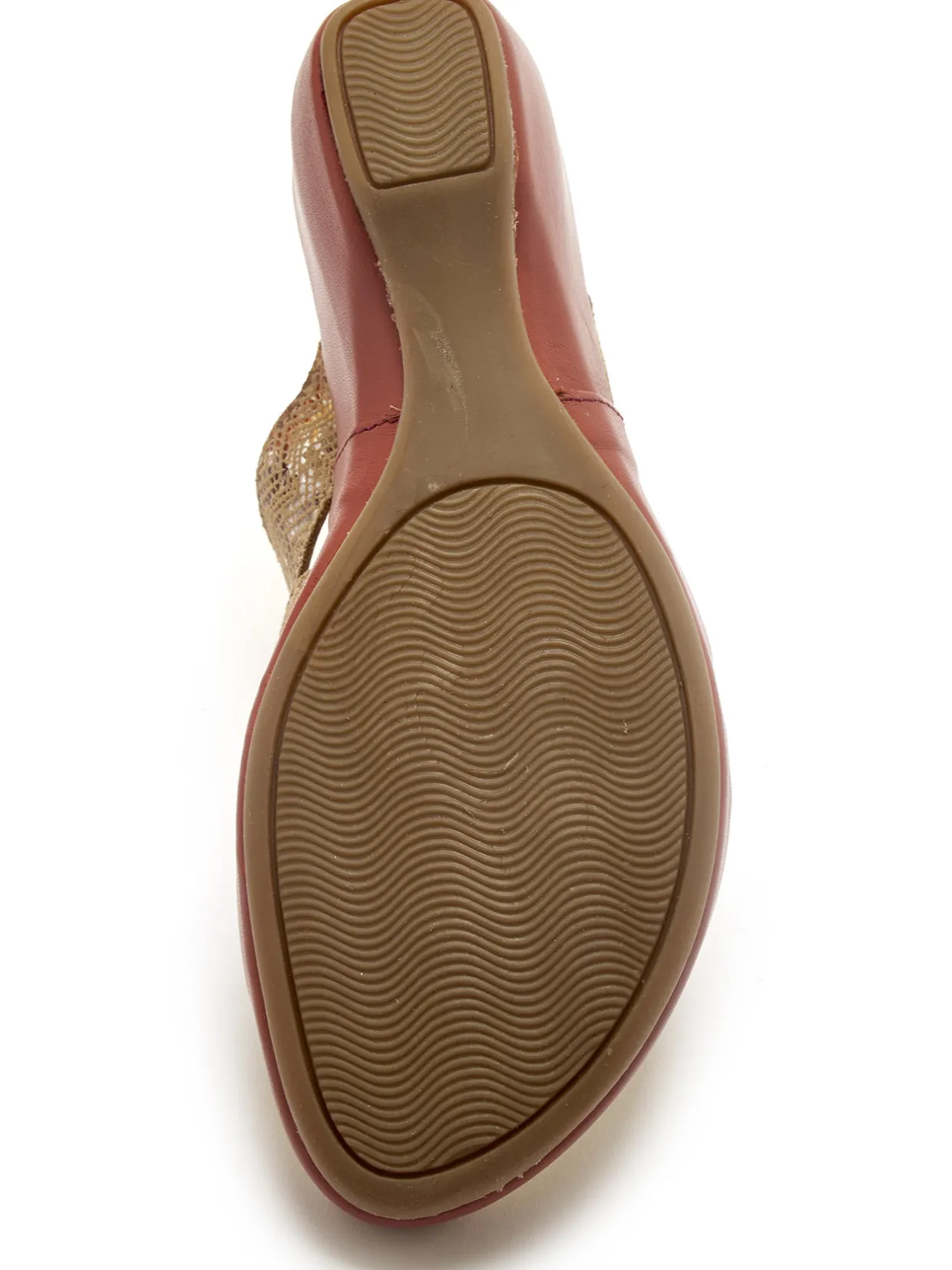 Femme Pédiconfort Mules en cuir à talon compensé