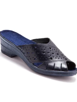 Femme Pédiconfort Mules en cuir ajouré
