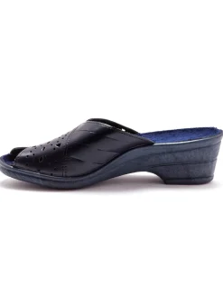Femme Pédiconfort Mules en cuir ajouré