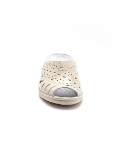 Femme Pédiconfort Mules en cuir ajouré