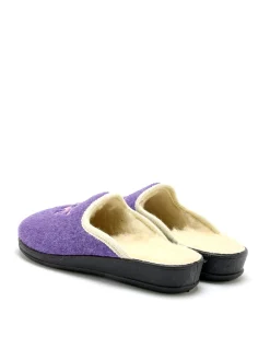 Femme Pédiconfort Mules entièrement fourrées laine