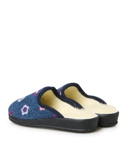 Femme Pédiconfort Mules entièrement fourrées laine