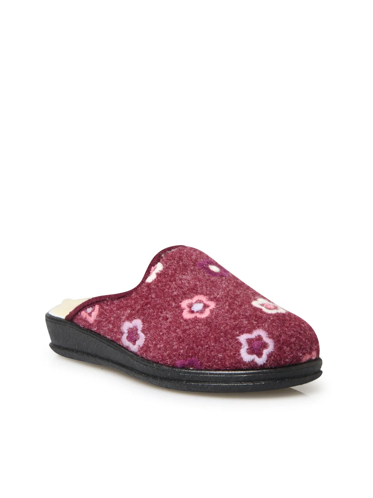 Femme Pédiconfort Mules entièrement fourrées laine