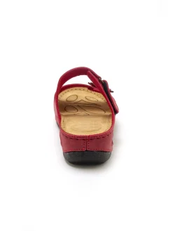 Femme Pédiconfort Mules fantaisie à patte scratch