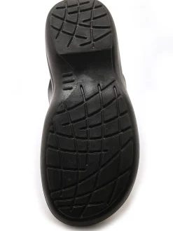 Homme Pédiconfort Mules mixtes cuir intérieur éponge