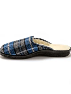 Homme Pédiconfort Mules mixtes fourrées laine majoritaire