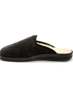 Homme Pédiconfort Mules mixtes fourrées laine majoritaire
