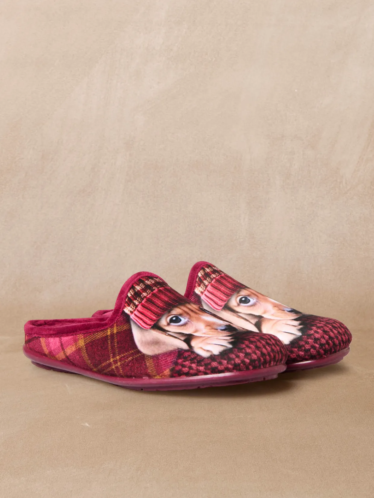 Femme Pédiconfort Mules motif chat ou chien