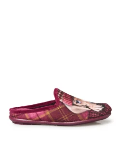 Femme Pédiconfort Mules motif chat ou chien