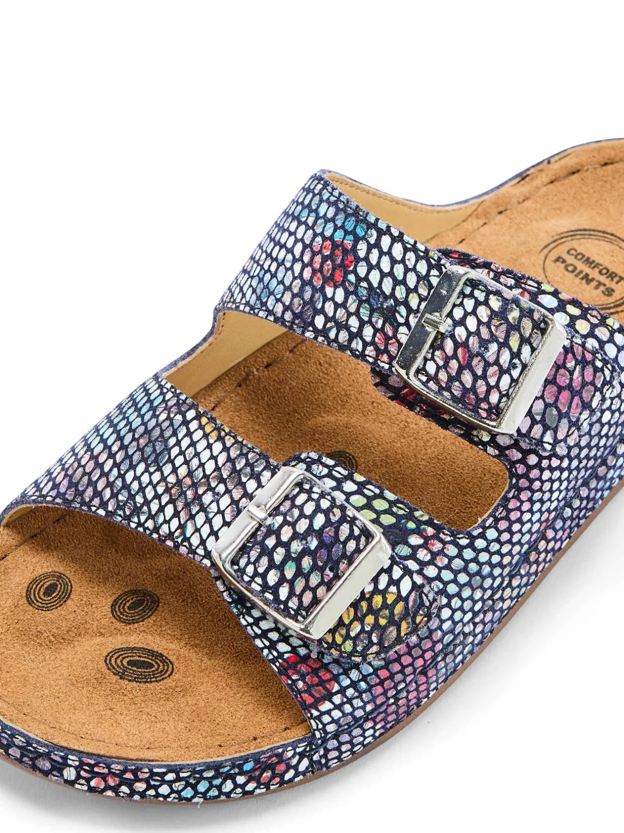 Femme Pédiconfort Mules réflexologie extra larges