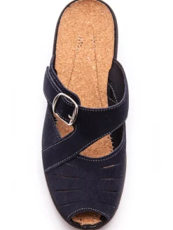 Femme Pédiconfort Mules réglables intérieur liège