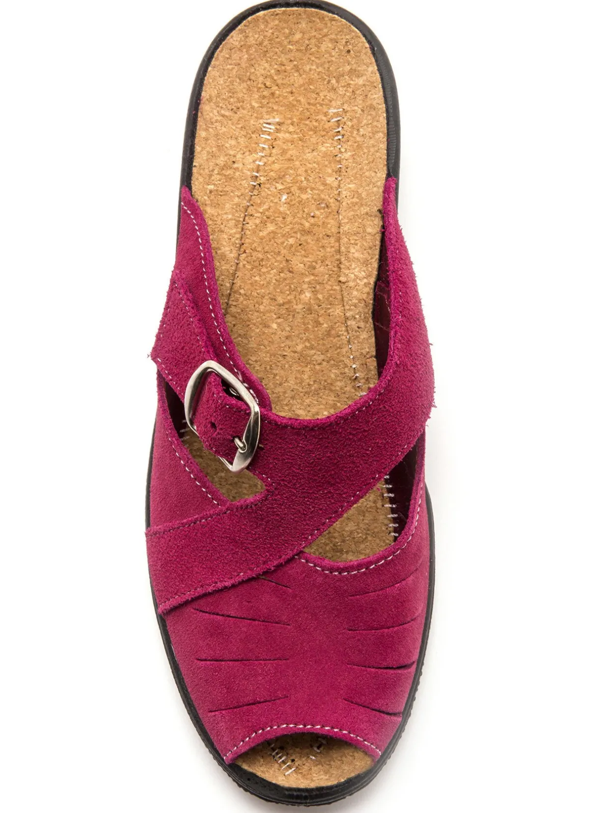 Femme Pédiconfort Mules réglables intérieur liège