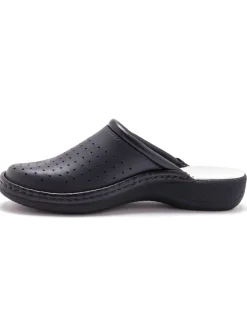 Femme Pédiconfort Mules ultra légères en cuir