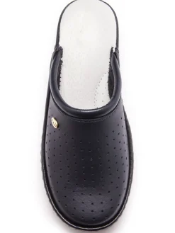 Femme Pédiconfort Mules ultra légères en cuir