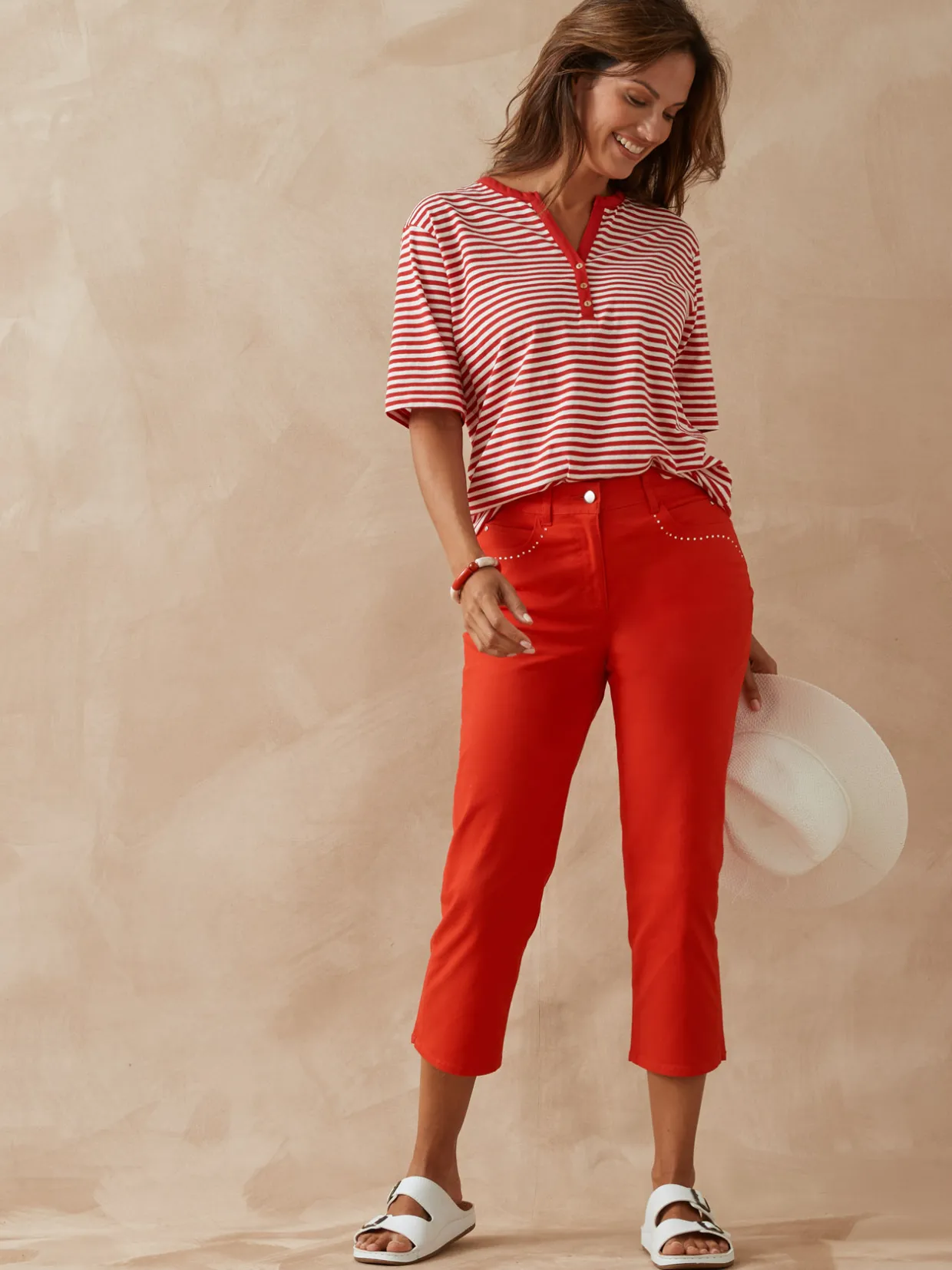 Femme Daxon Pantacourt 5 poches