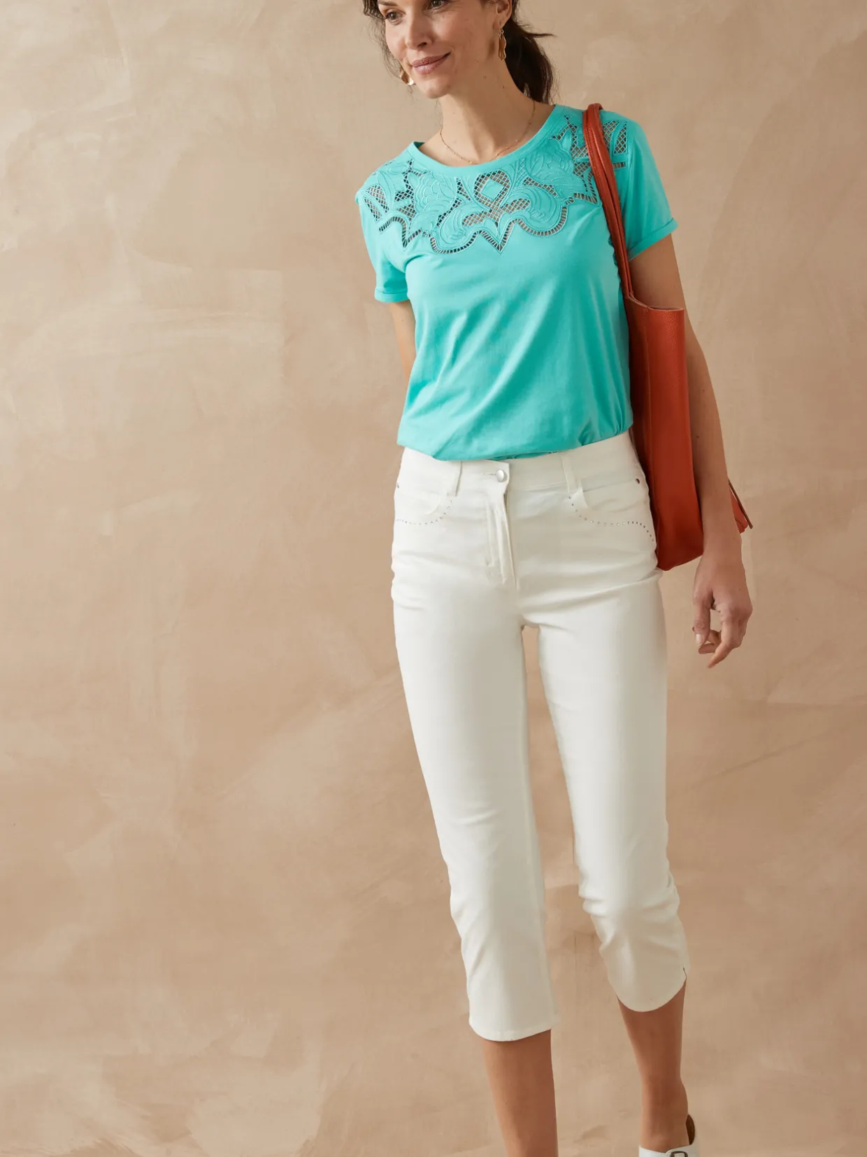 Femme Daxon Pantacourt 5 poches