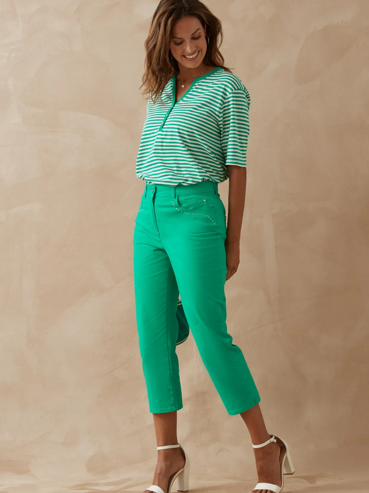 Femme Daxon Pantacourt 5 poches