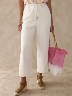 Femme Daxon Pantacourt coupe droite et large