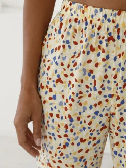 Daxon Pantacourt de pyjama jersey pur coton