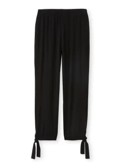 Femme Daxon Pantacourt en maille style sarouel