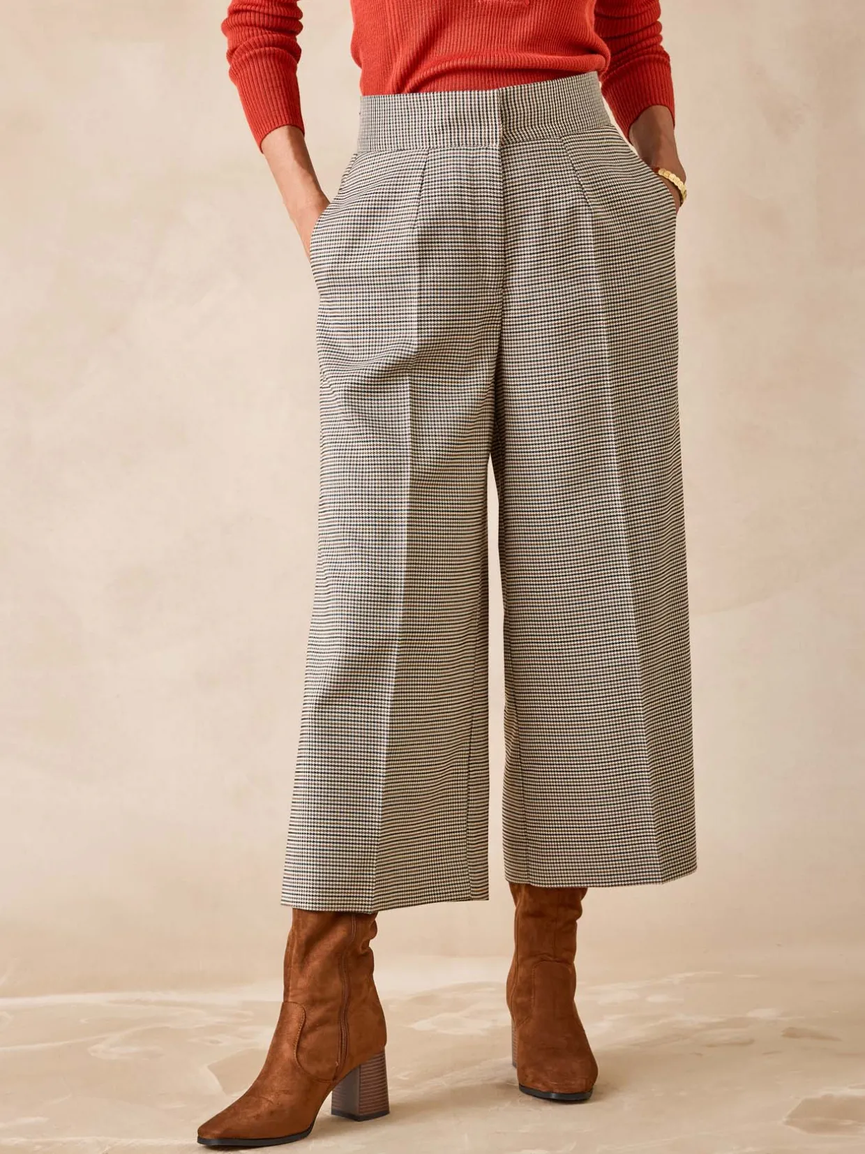 Femme Daxon Pantacourt large élastiqué dos