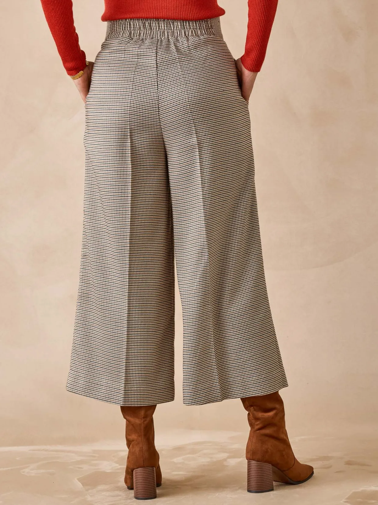 Femme Daxon Pantacourt large élastiqué dos