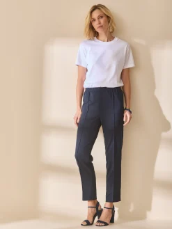 Femme Daxon Pantacourt élastiqué en maille