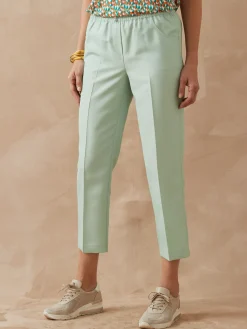 Femme Daxon Pantacourt élastiqué entrejambe 60cm