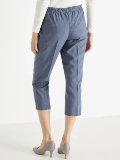 Femme Daxon Pantacourt élastiqué entrejambe 60cm