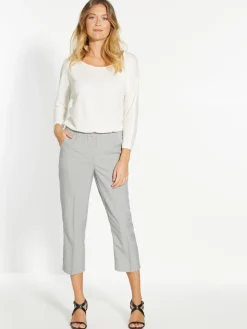 Femme Daxon Pantacourt élastiqué entrejambe 60cm