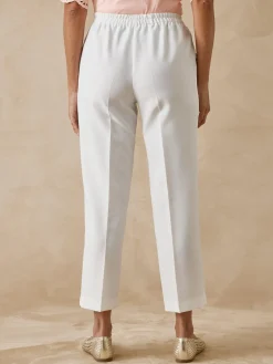 Femme Daxon Pantacourt élastiqué entrejambe 60cm