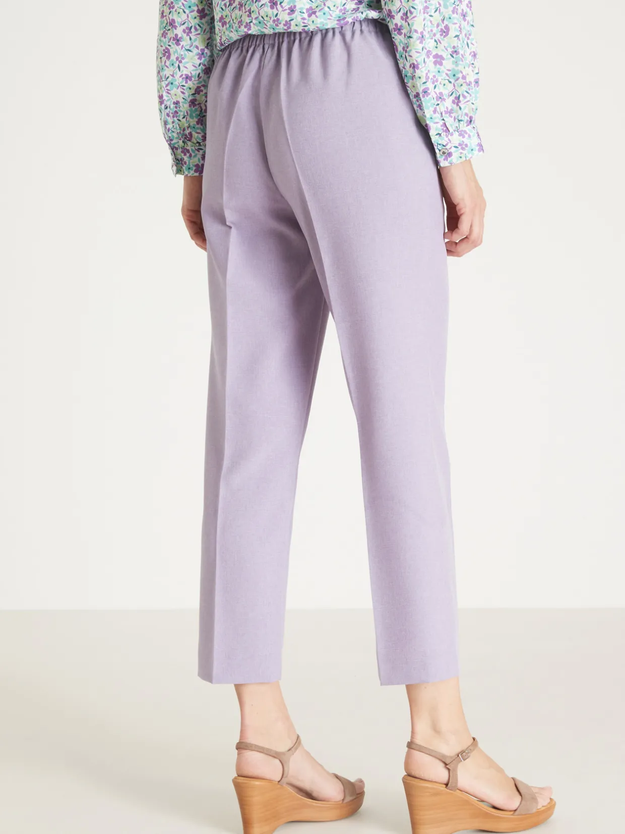 Femme Daxon Pantacourt élastiqué entrejambe 60cm