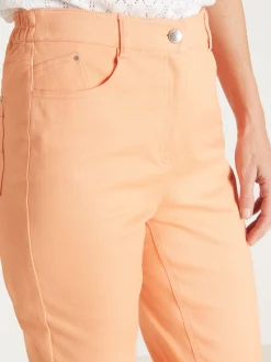 Femme Daxon Pantalon 5 poches coupe droite