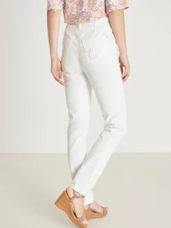 Femme Daxon Pantalon 5 poches coupe droite