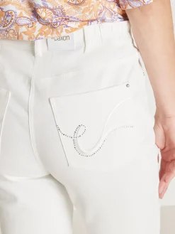 Femme Daxon Pantalon 5 poches coupe droite