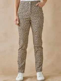 Femme Daxon Pantalon 5 poches coupe droite