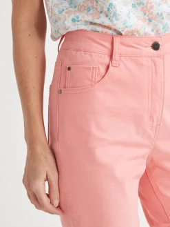 Femme Daxon Pantalon 5 poches coupe droite